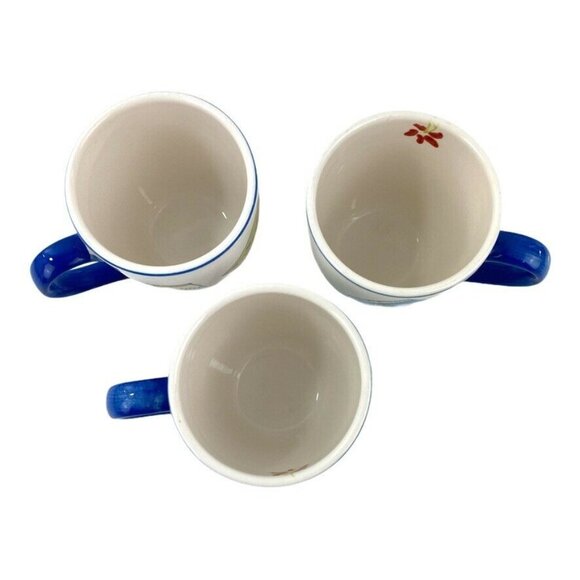 Canterbury Potteries 3 Coffee Tea Mugs 4" Beach Summer Hawaiian - Picture 5 of 12